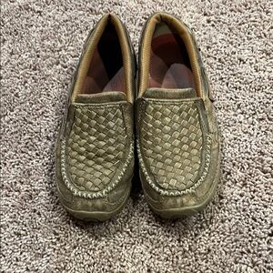 Twisted X Tan Casual Loafers with Moccasin-Style Comfort